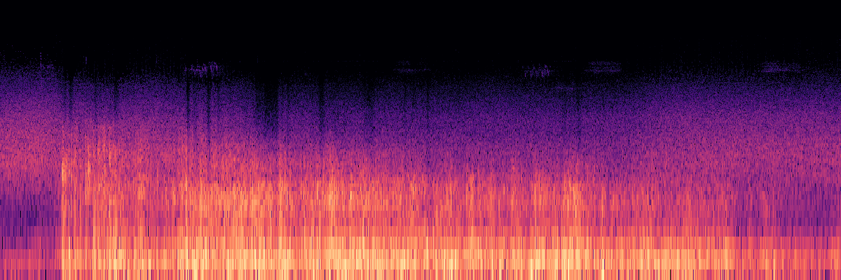 Spectrogram: Close Thunder Without Clipping